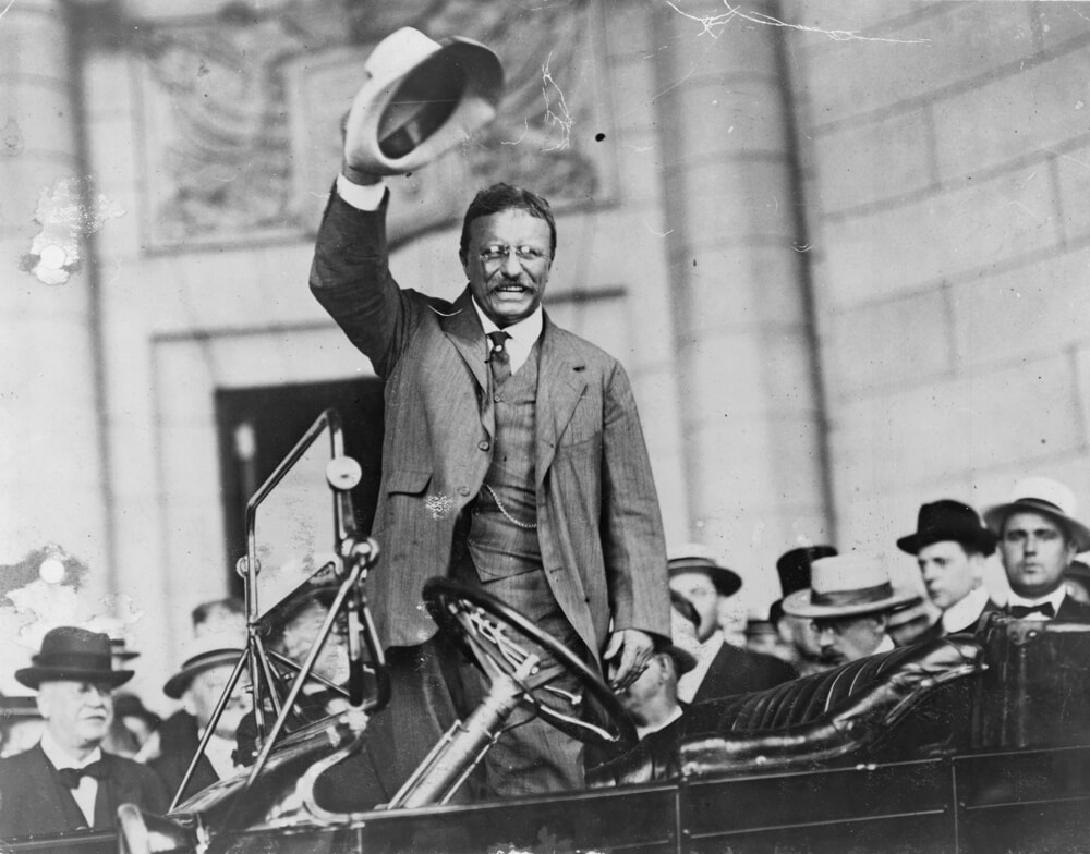 1901 – Theodore Roosevelt becomes the youngest US President