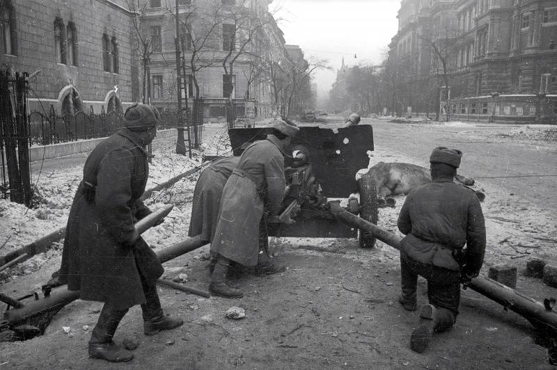 USSR Captured Budapest on Feb. 13, 1945