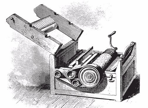 Eli Whitney Patents Cotton Gin