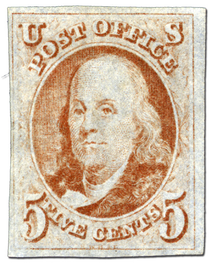 First Book of Stamps is Used at US Post Office