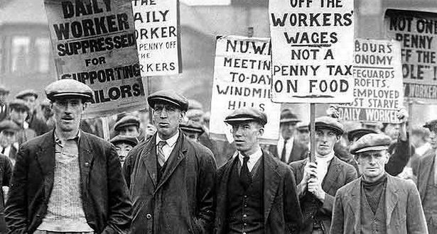 Britain’s First General Strike Begins. (Trade Union Congress Calls for Coal Miner Strike)