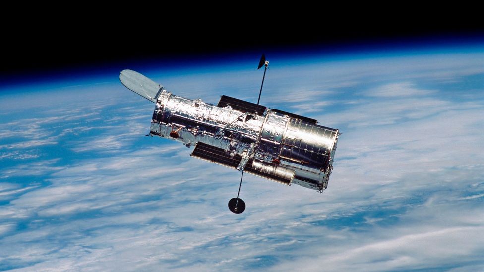 Hubble Space Telescope Goes into Orbit