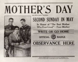 Woodrow Wilson Declares First Mother’s Day