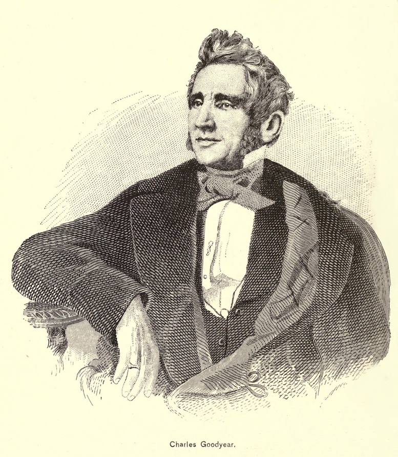 1837- Charles Goodyear gets rubber patent