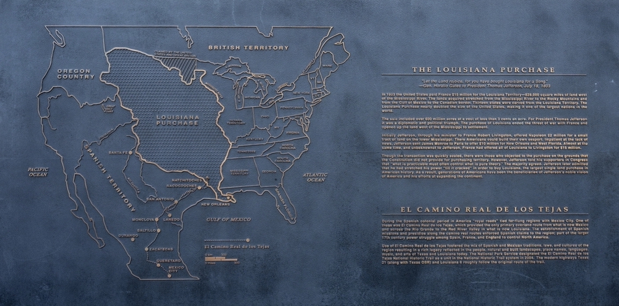 1803 The Louisiana Purchase is announced to the American people by President Thomas Jefferson