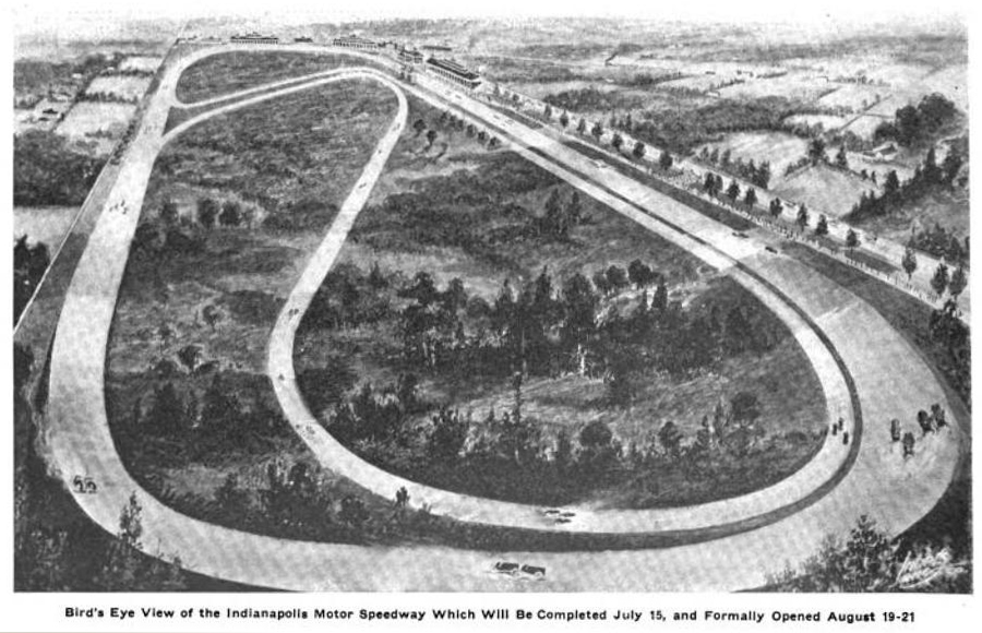 1909- Indianapolis Motor Speedway grand opening