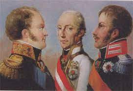 1815-Russia, Prussia and Austria sign the Holy Alliance