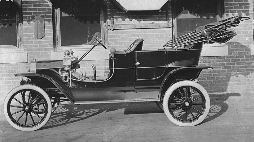 1908-Henry Ford introduces the Model T car