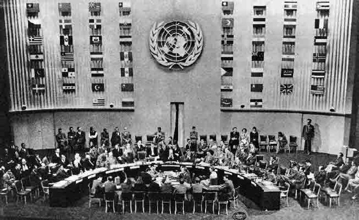 1948-UN rejects Russian proposal to destroy atomic weapons