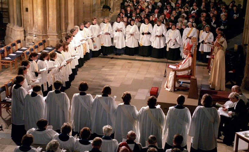 1992-The Church of England approves female priests