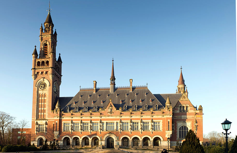 1920- The League of Nations establishes the International Court of Justice in The Hague