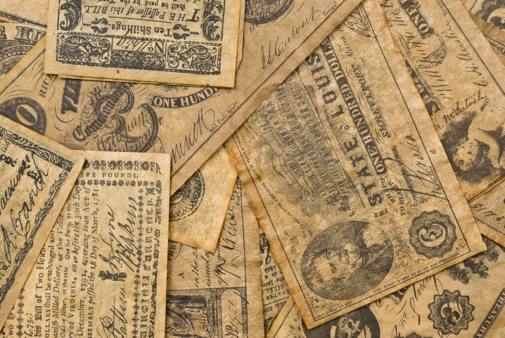 1862-Congress creates the US Bureau of Engraving and Printing to print new US paper currency, the United States Notes