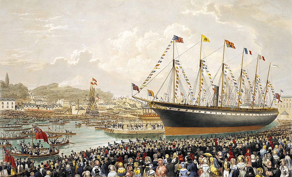 July 19th, 1843 – The Launch of The Steamship SS Great Britain