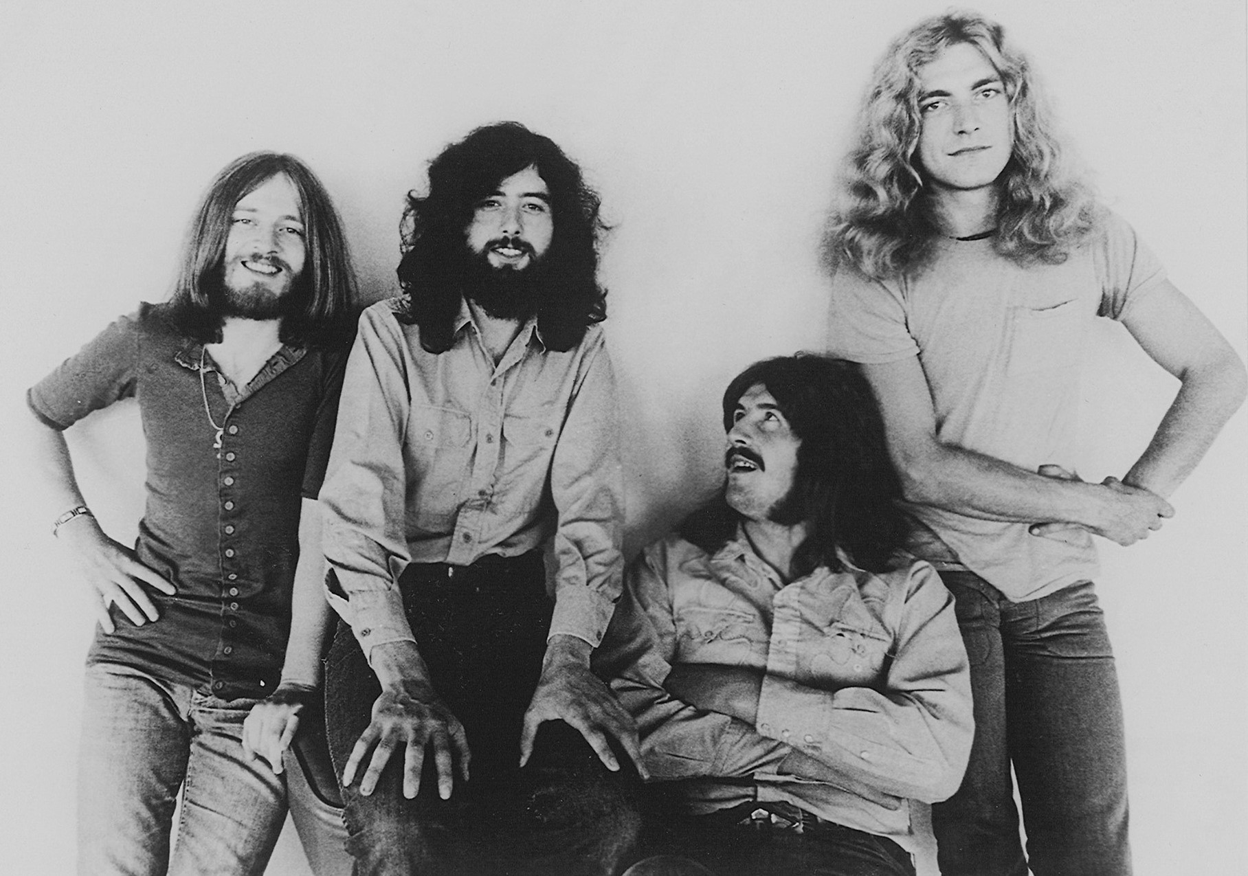 Led Zeppelin band promo image from Wikipedia