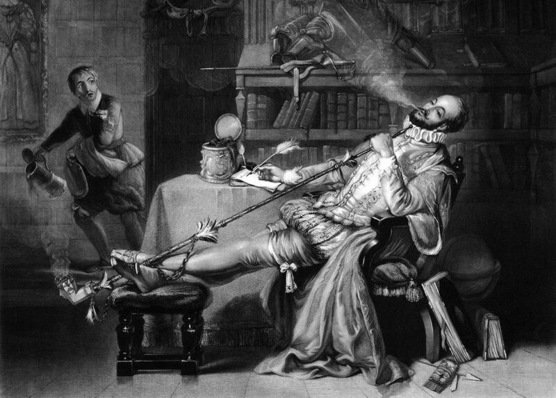 July 27th, 1586- Walter Raleigh Introduces Tobacco to England