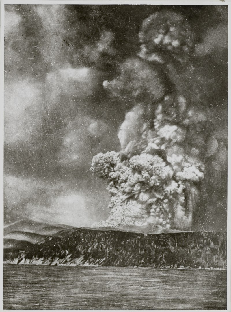 Copy of the Krakatoa Eruption