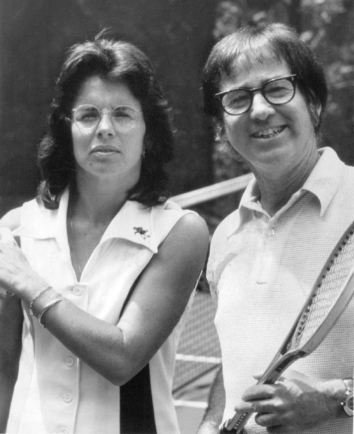 Copy of Billie Jean King and Bobby Riggs in 1973