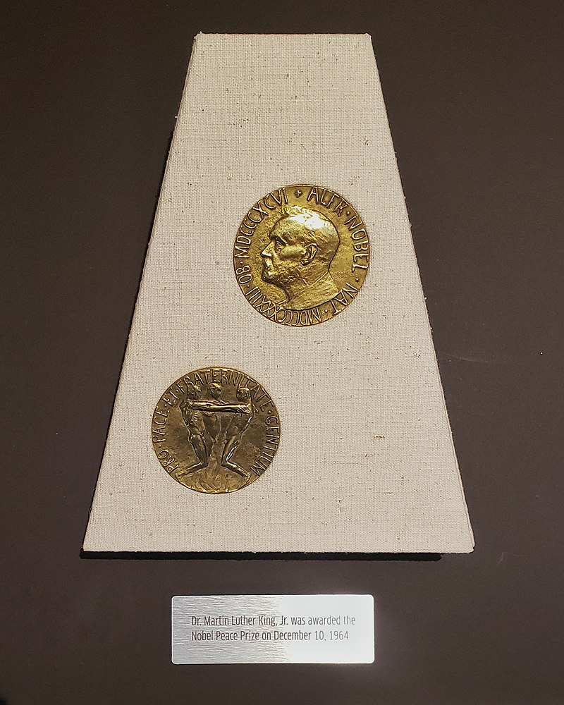 Copy of MLK Nobel Prize on Display in Georgia