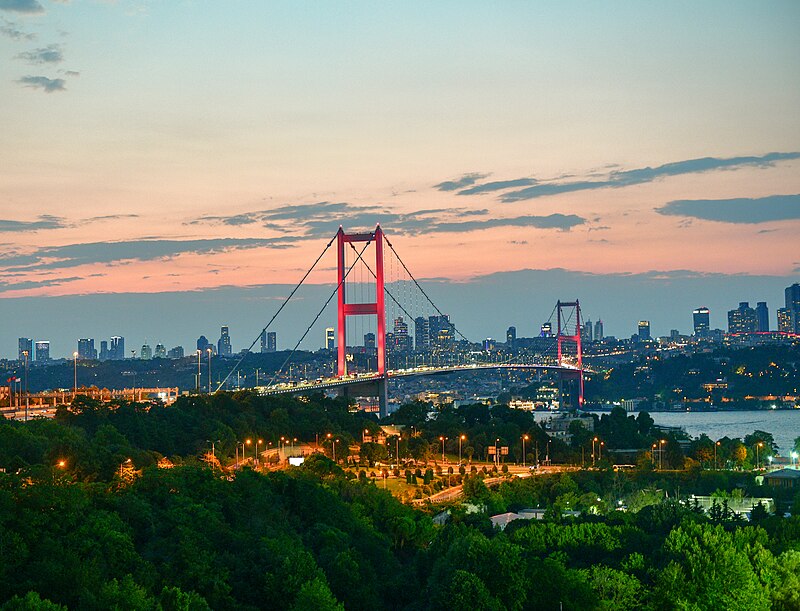 October 30, 1973 – The Bosphorus Bridge in Istanbul was Completed