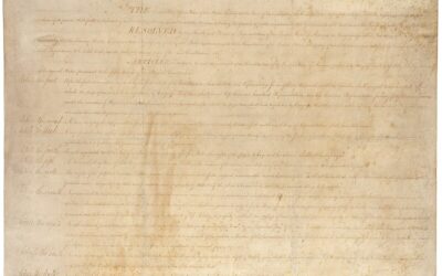 December 15, 1791 – The Bill of Rights was Ratified