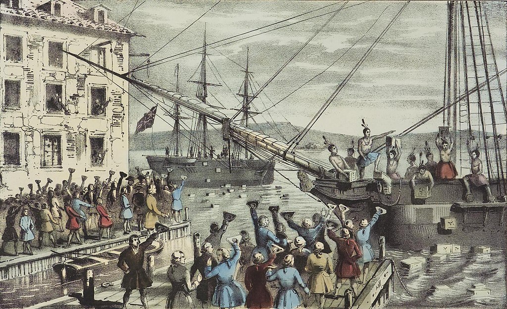 Copy of The Boston Tea Party Lithograph