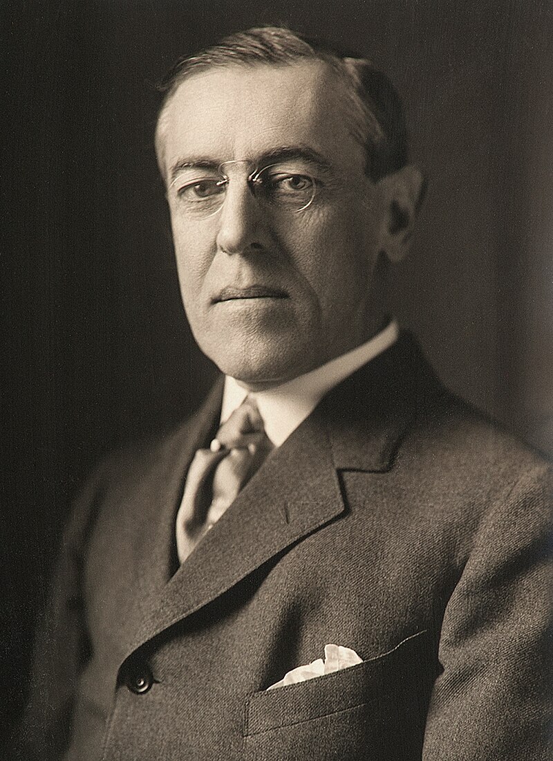 Copy of President Woodrow Wilson