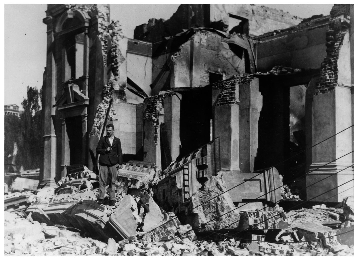 Copy of Collapsed Building after Hawke's Bay Earthquake