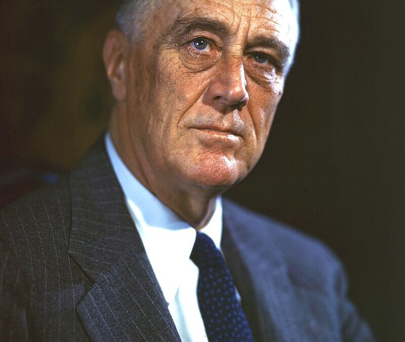 January 30, 1882- Franklin Delano Roosevelt Was Born