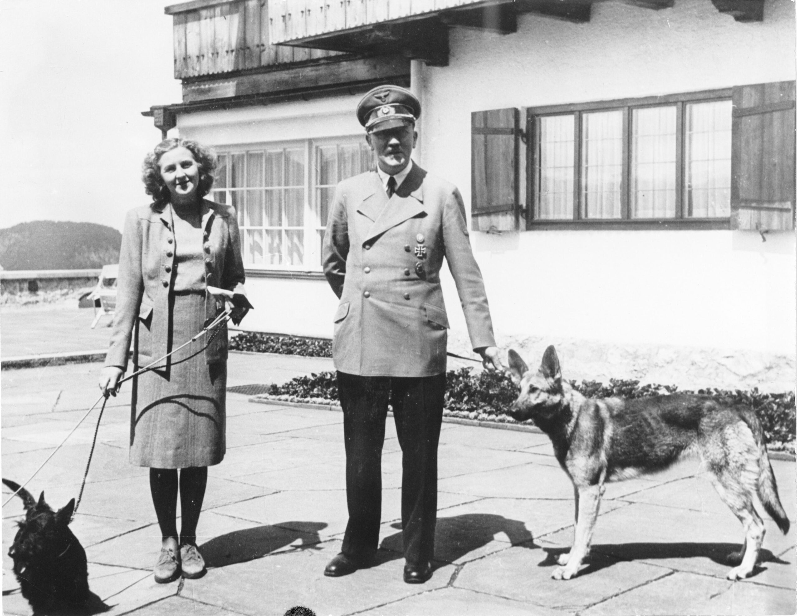 Copy of Eva Braun and Adolf Hitler in 1942