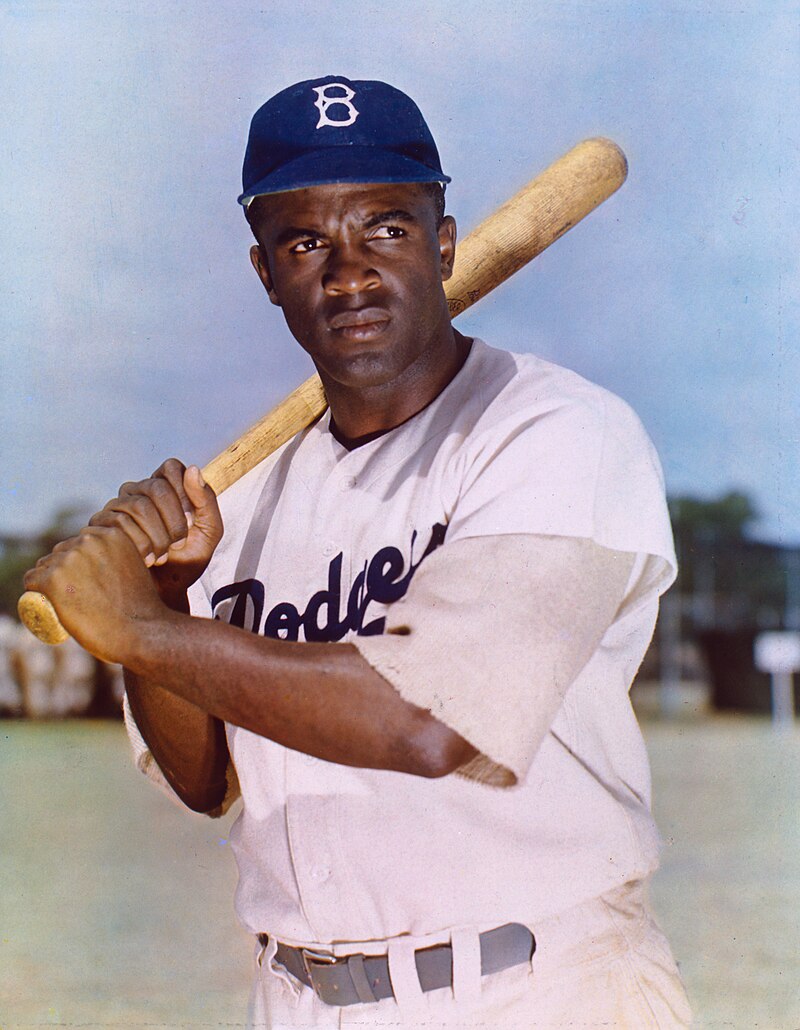Copy of Jackie Robinson In Dodgers Uniform