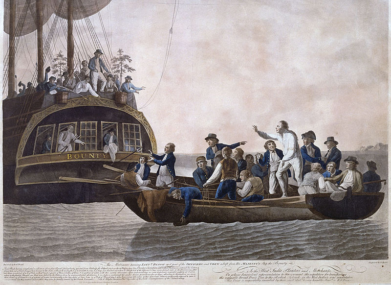 April 28, 1789 – The Mutiny on the Bounty