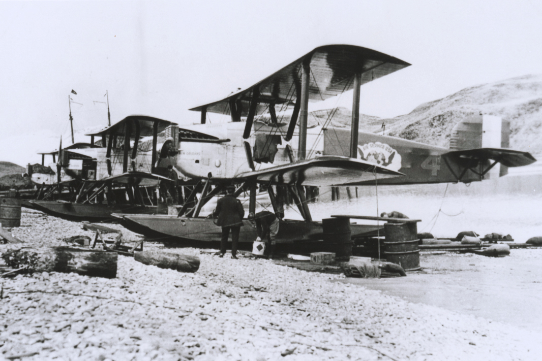 Copy of Three Douglas Cruiser Aircrafts on Beach